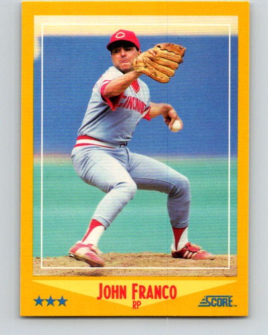 1988 Score #535 John Franco Mint Cincinnati Reds  Image 1