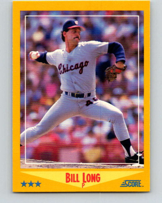 1988 Score #539 Bill Long Mint RC Rookie Chicago White Sox  Image 1