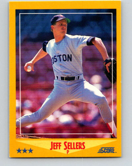 1988 Score #541 Jeff Sellers Mint Boston Red Sox  Image 1