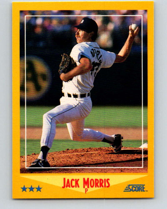1988 Score #545 Jack Morris Mint Detroit Tigers  Image 1