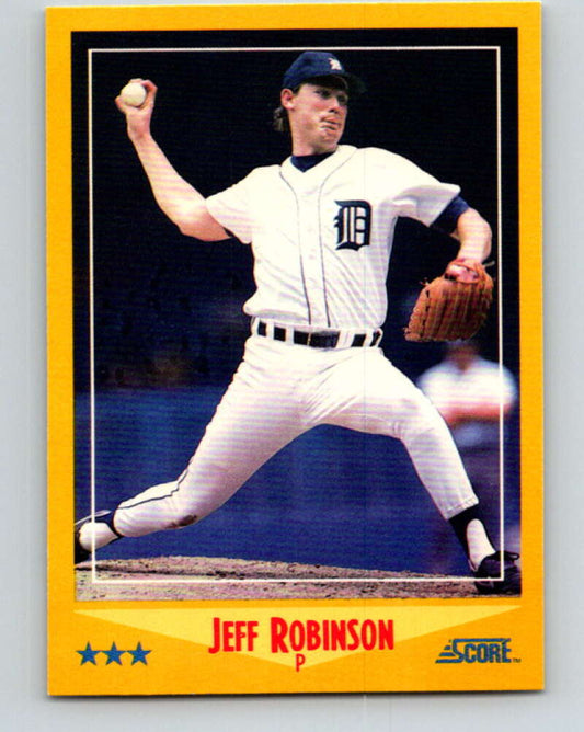 1988 Score #549 Jeff Robinson Mint Detroit Tigers  Image 1