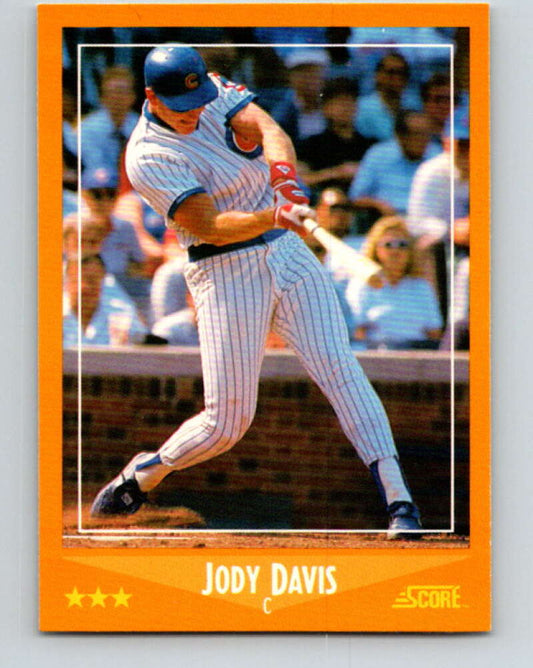1988 Score #551 Jody Davis Mint Chicago Cubs  Image 1