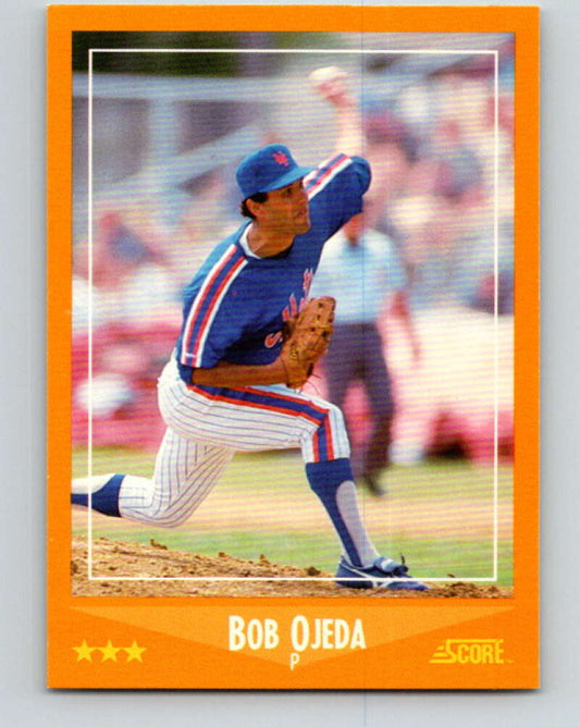 1988 Score #563 Bob Ojeda Mint New York Mets  Image 1