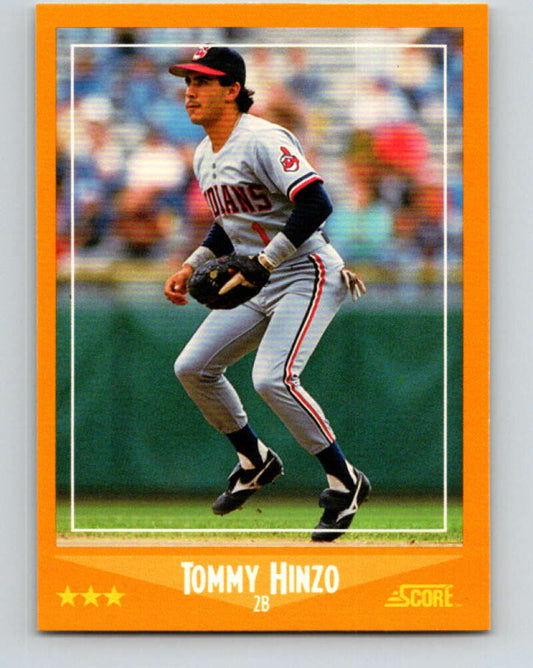 1988 Score #567 Tommy Hinzo Mint RC Rookie Cleveland Indians  Image 1