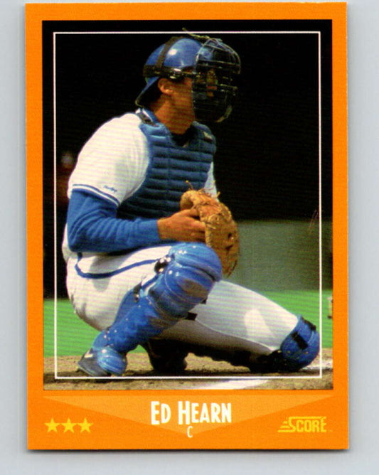 1988 Score #569 Ed Hearn Mint Kansas City Royals  Image 1