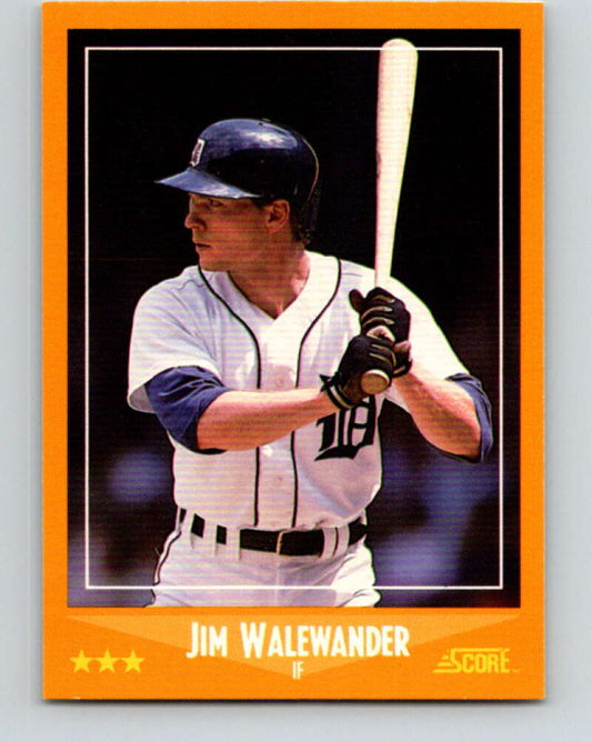 1988 Score #571 Jim Walewander Mint Detroit Tigers  Image 1