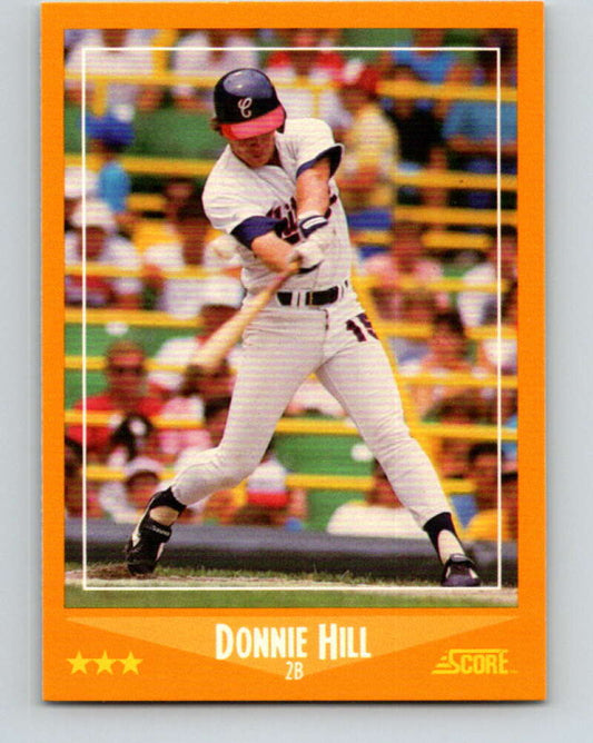 1988 Score #572 Donnie Hill UER Mint Chicago White Sox  Image 1