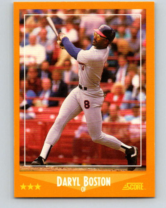 1988 Score #582 Daryl Boston Mint Chicago White Sox  Image 1