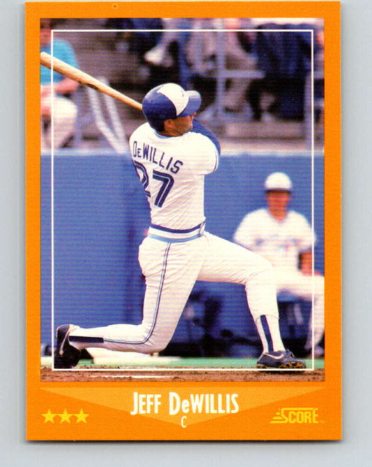 1988 Score #583 Jeff DeWillis Mint RC Rookie Toronto Blue Jays