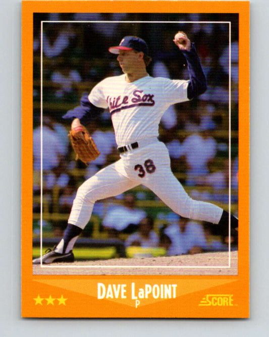 1988 Score #589 Dave LaPoint Mint Chicago White Sox  Image 1