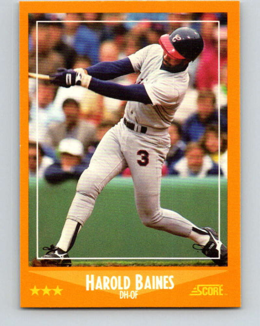 1988 Score #590 Harold Baines Mint Chicago White Sox  Image 1