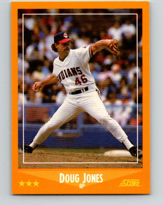 1988 Score #594 Doug Jones Mint RC Rookie Cleveland Indians  Image 1
