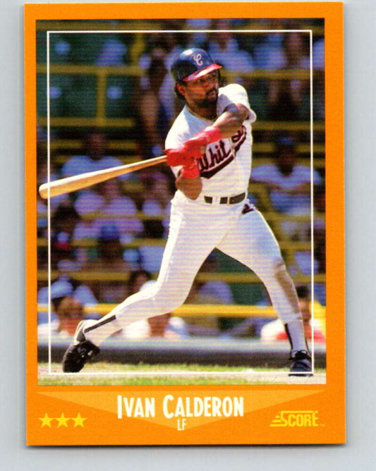 1988 Score #607 Ivan Calderon Mint Chicago White Sox