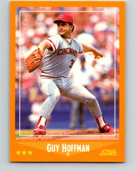 1988 Score #609 Guy Hoffman Mint Cincinnati Reds  Image 1