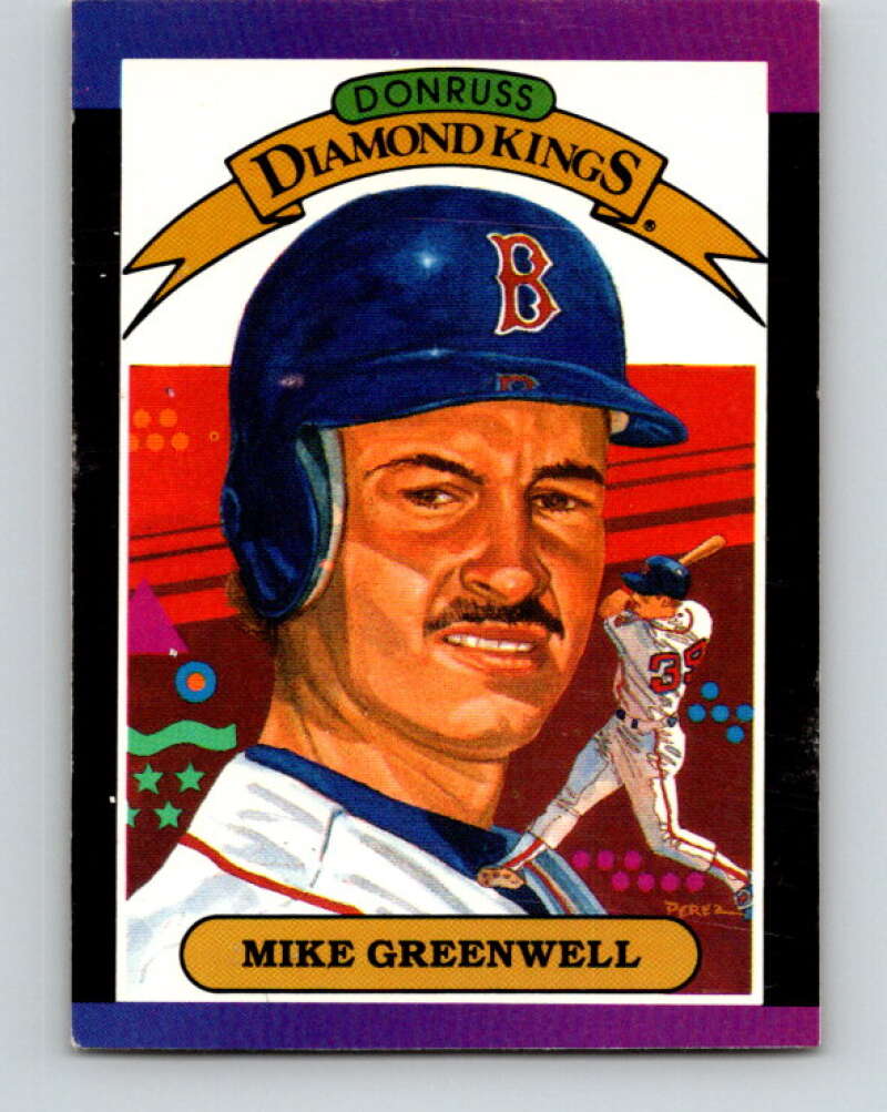 1989 Donruss #1 Mike Greenwell DK Mint Boston Red Sox
