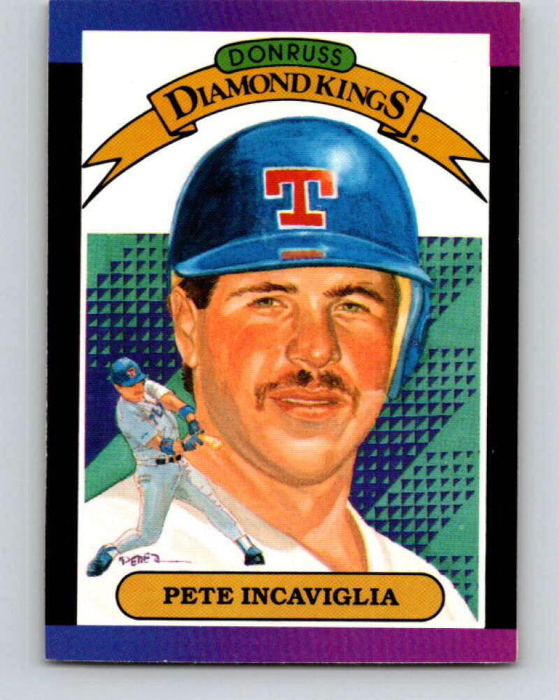 1989 Donruss #3 Pete Incaviglia DK Mint Texas Rangers Image 1