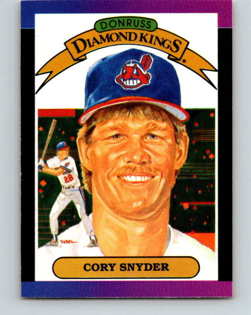 1989 Donruss #8 Cory Snyder DK Mint Cleveland Indians Image 1