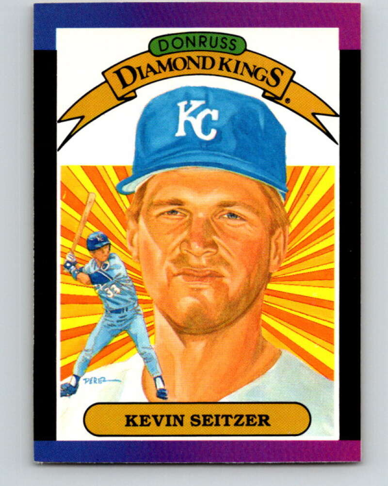 1989 Donruss #10 Kevin Seitzer DK Mint Kansas City Royals Image 1