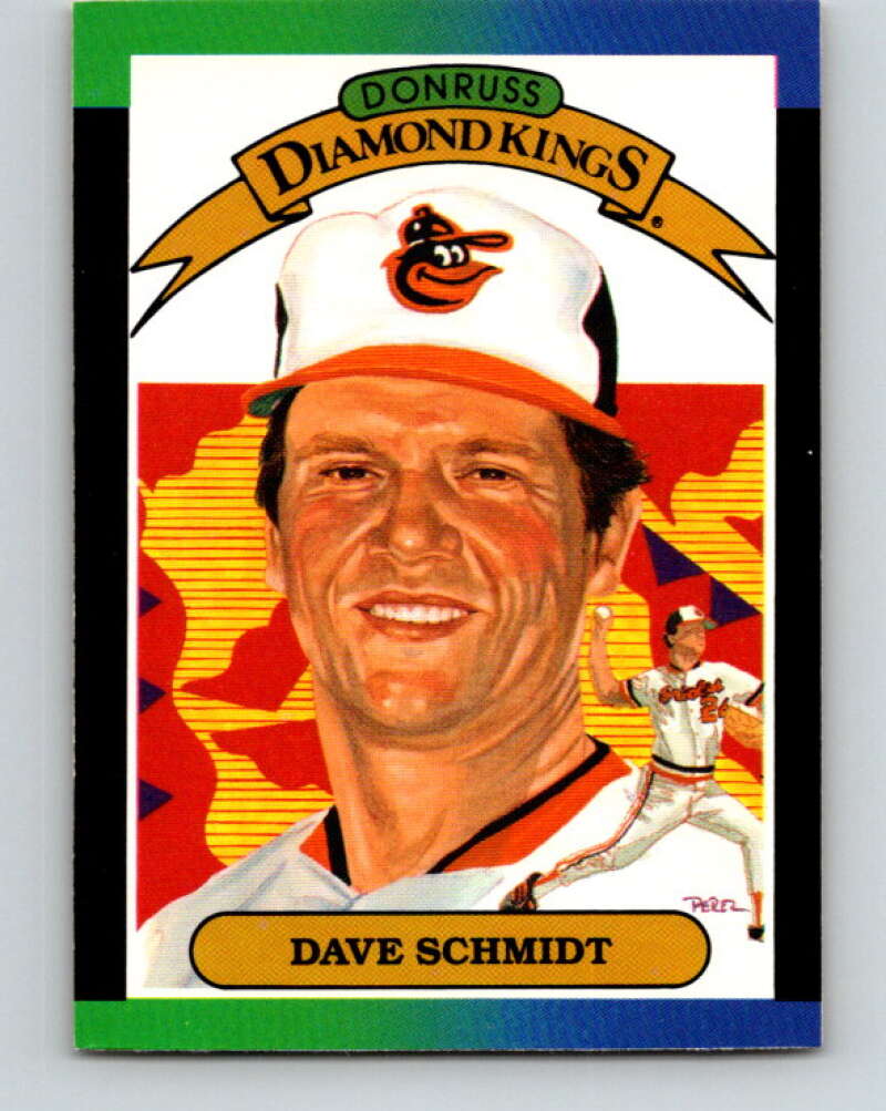 1989 Donruss #13 Dave Schmidt DK Mint Baltimore Orioles