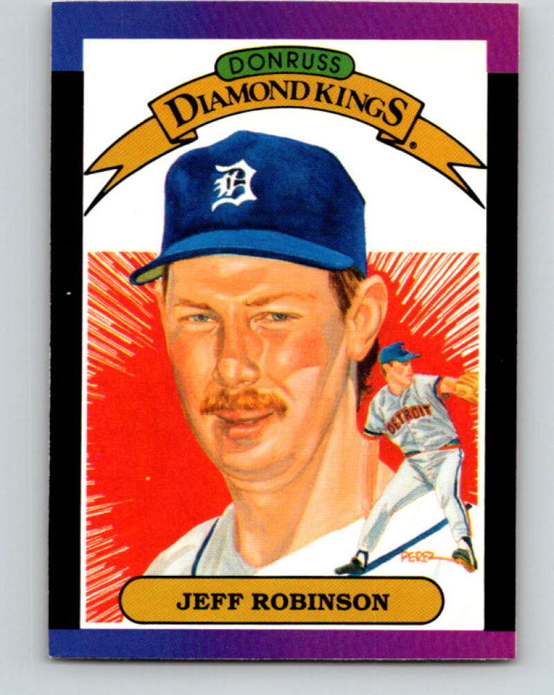 1989 Donruss #18 Jeff Robinson DK Mint Detroit Tigers Image 1