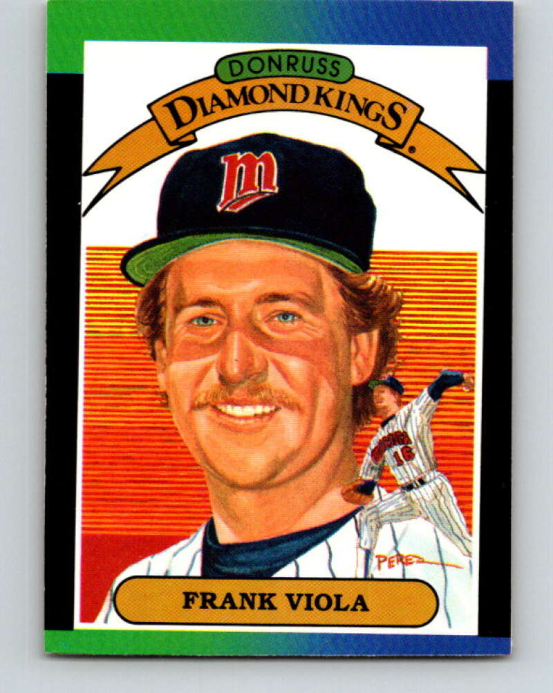 1989 Donruss #23 Frank Viola DK Mint Minnesota Twins Image 1