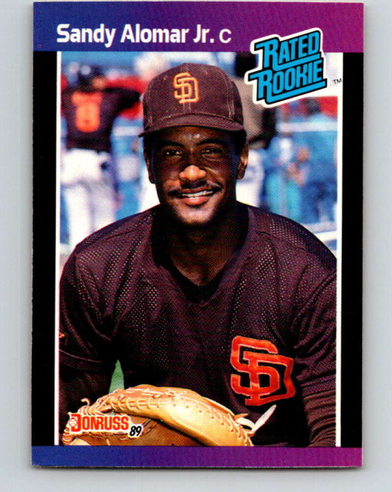 1989 Donruss #28 Sandy Alomar Jr. RR/ Mint RC Rookie San Diego Padres