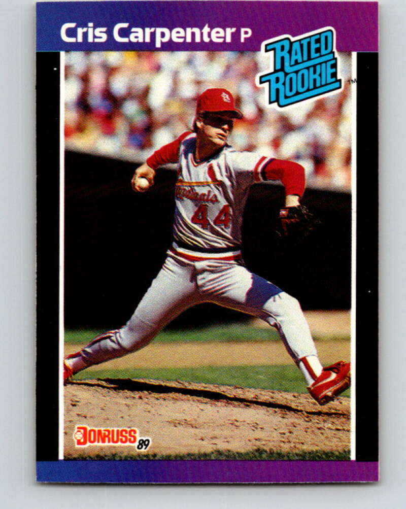 1989 Donruss #39 Cris Carpenter/ Mint RC Rookie St. Louis Cardinals Image 1