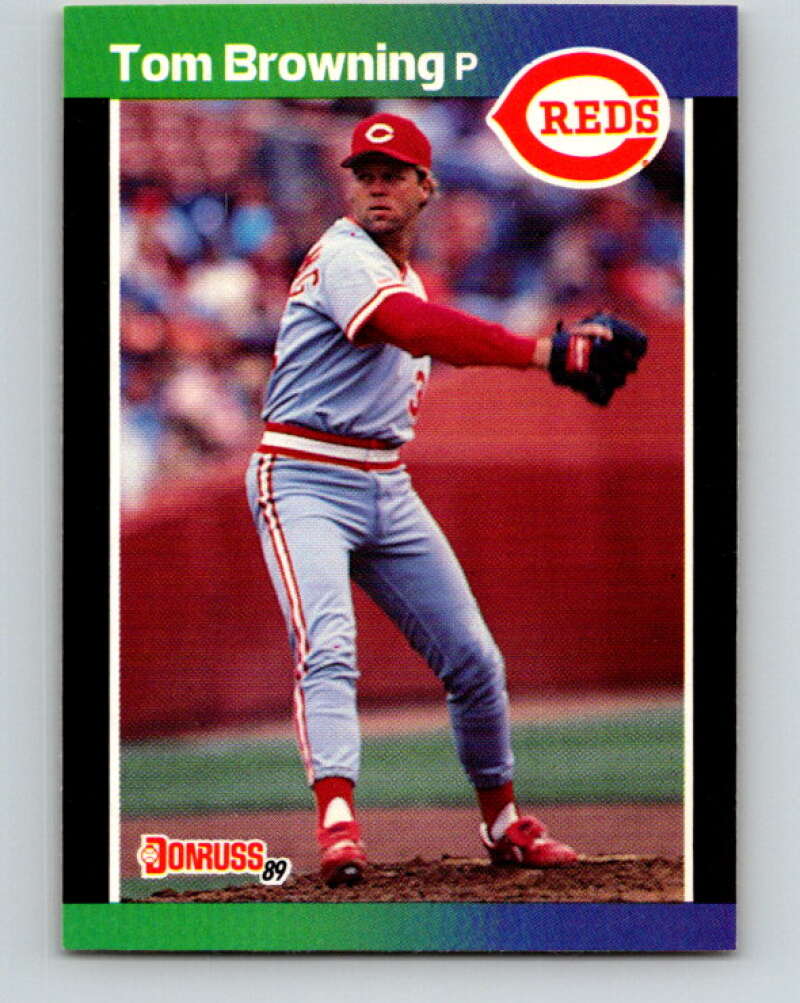 1989 Donruss #71 Tom Browning Mint Cincinnati Reds Image 1