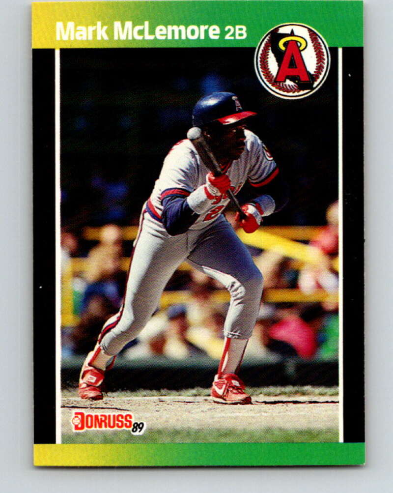 1989 Donruss #94 Mark McLemore Mint California Angels Image 1