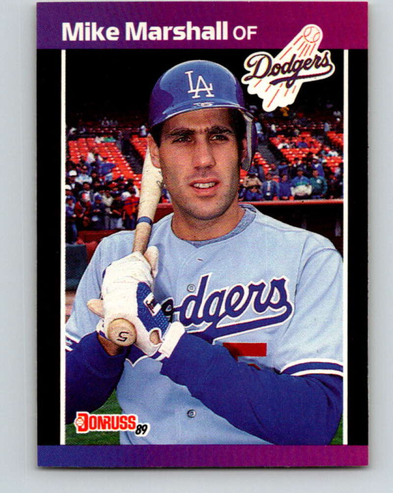 1989 Donruss #110 Mike Marshall Mint Los Angeles Dodgers Image 1