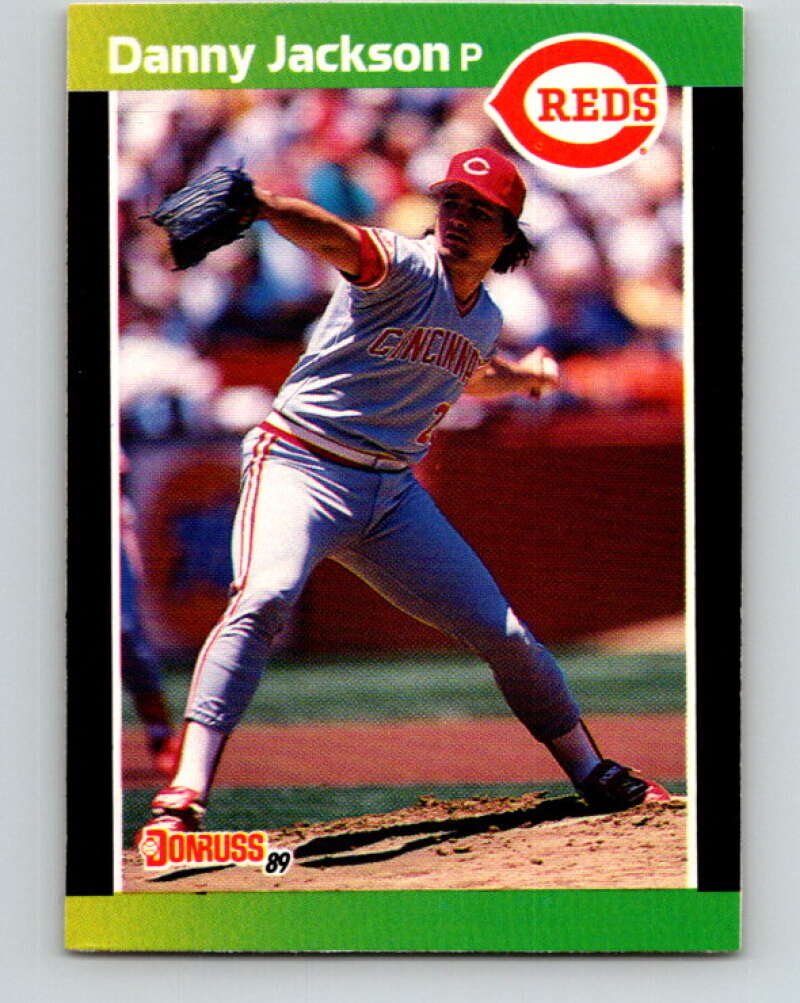 1989 Donruss #124 Danny Jackson Mint Cincinnati Reds Image 1