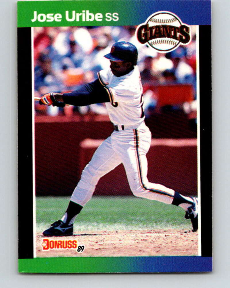 1989 Donruss #131 Jose Uribe Mint San Francisco Giants Image 1