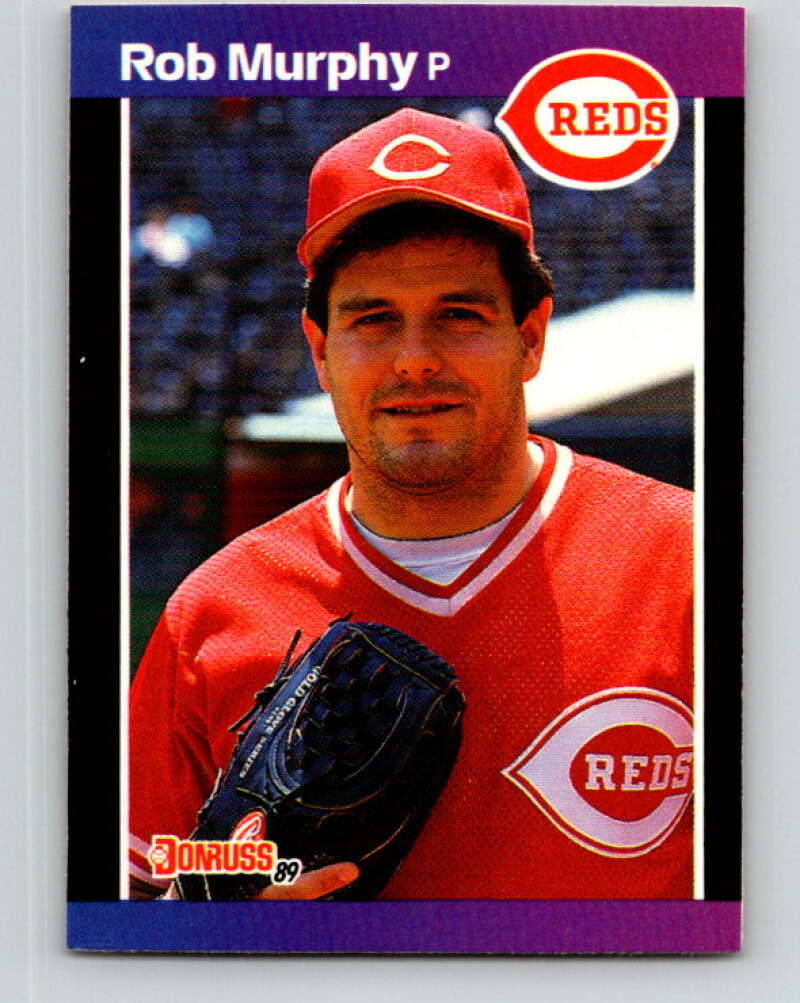1989 Donruss #139 Rob Murphy Mint Cincinnati Reds Image 1