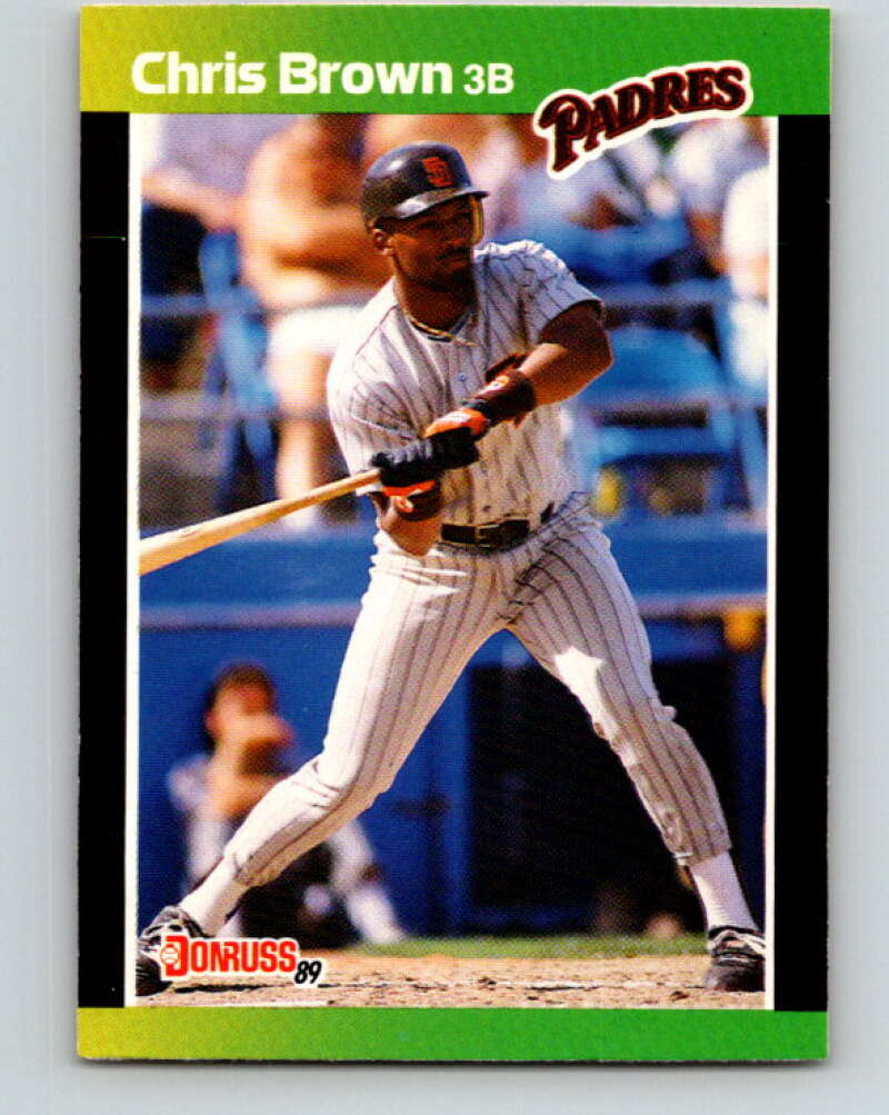 1989 Donruss #183 Chris Brown Mint San Diego Padres Image 1