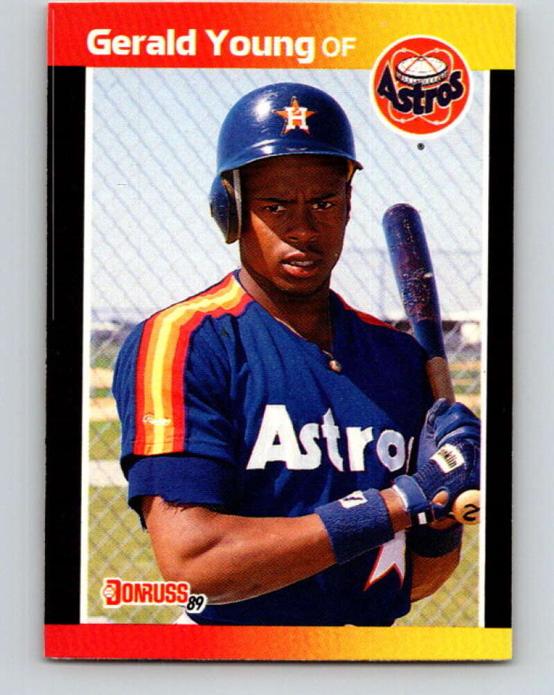 1989 Donruss #207 Gerald Young Mint Houston Astros Image 1