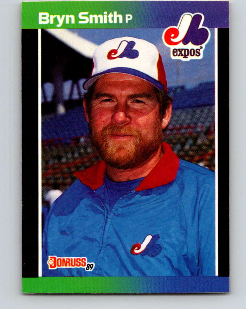1989 Donruss #216 Bryn Smith Mint Montreal Expos Image 1
