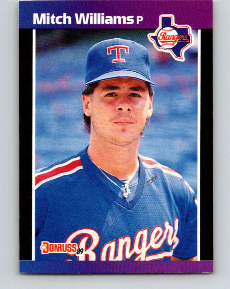 1989 Donruss #225 Mitch Williams Mint Texas Rangers Image 1