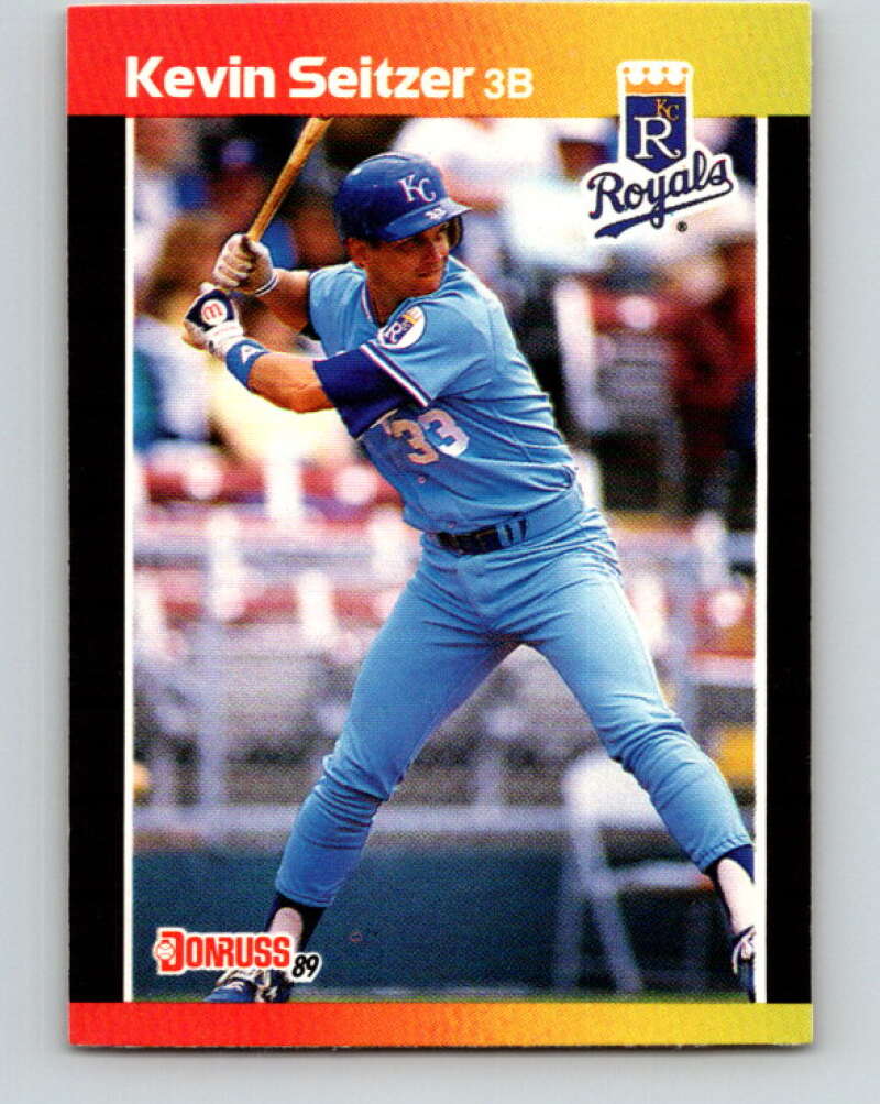 1989 Donruss #238 Kevin Seitzer Mint Kansas City Royals Image 1