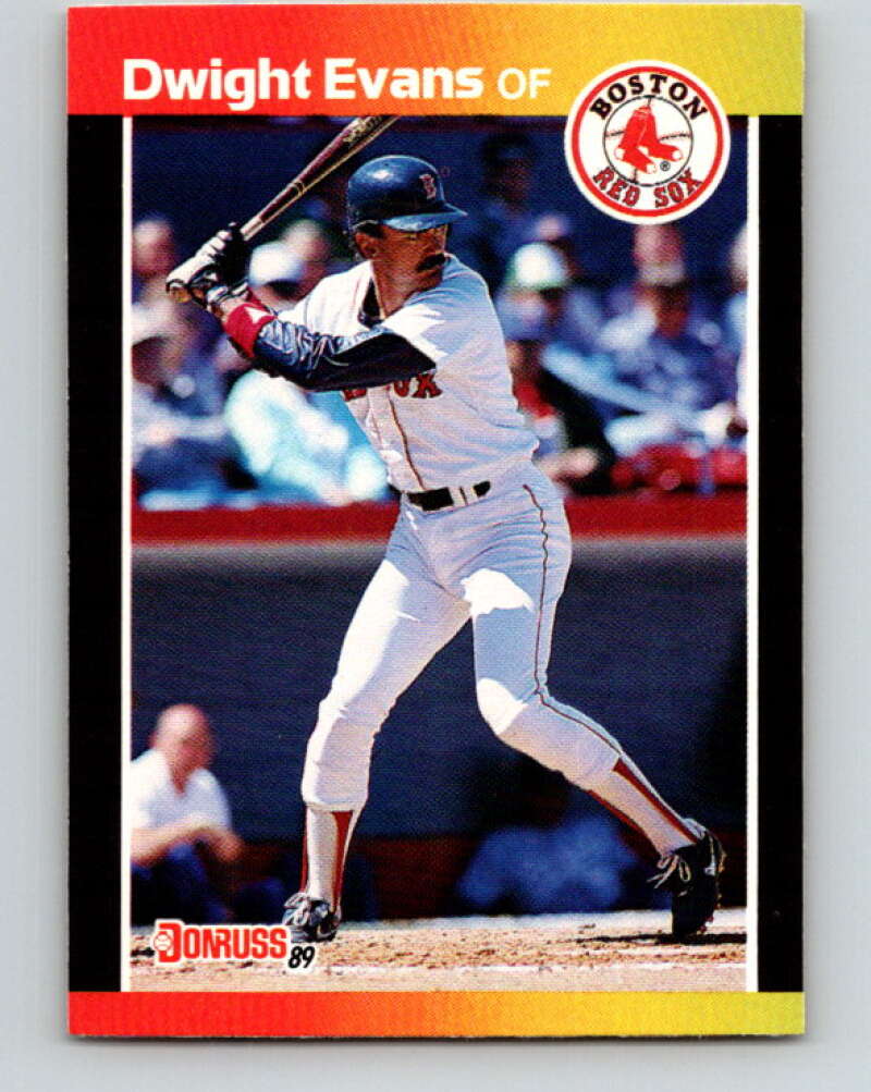 1989 Donruss #240 Dwight Evans Mint Boston Red Sox Image 1