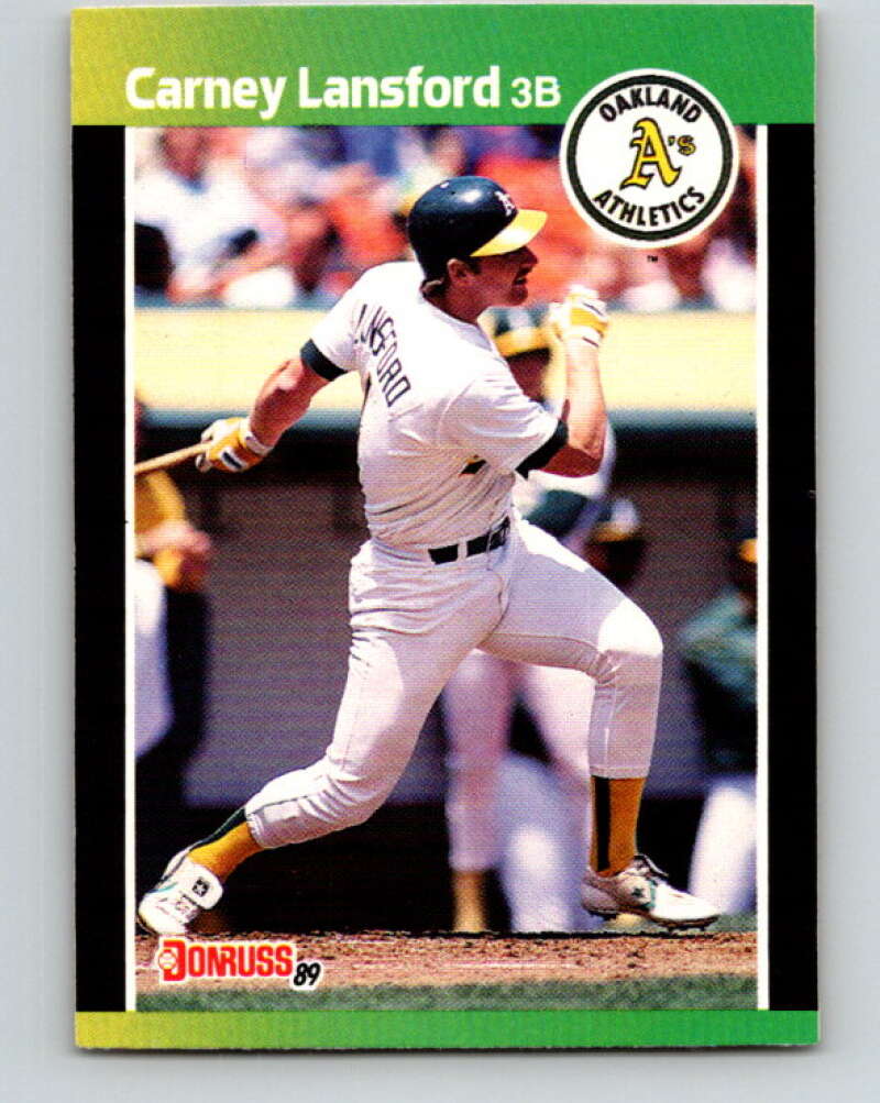 1989 Donruss #243 Carney Lansford Mint Oakland Athletics