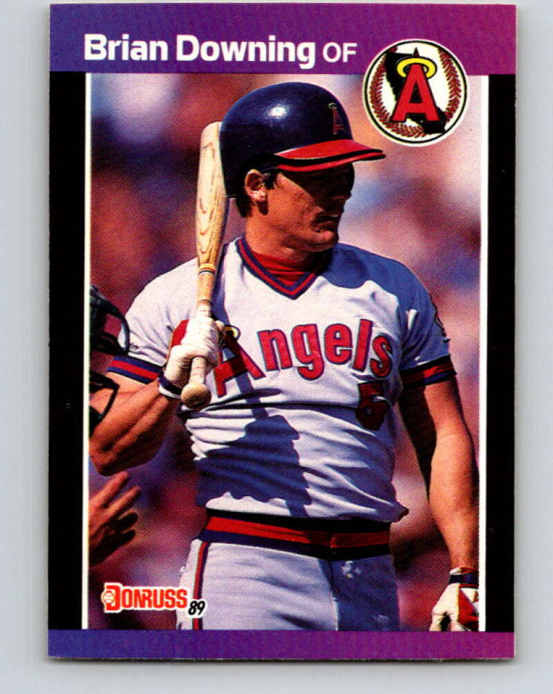 1989 Donruss #254 Brian Downing Mint California Angels Image 1