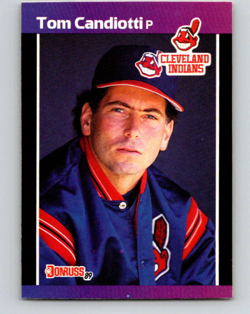1989 Donruss #256 Tom Candiotti Mint Cleveland Indians Image 1