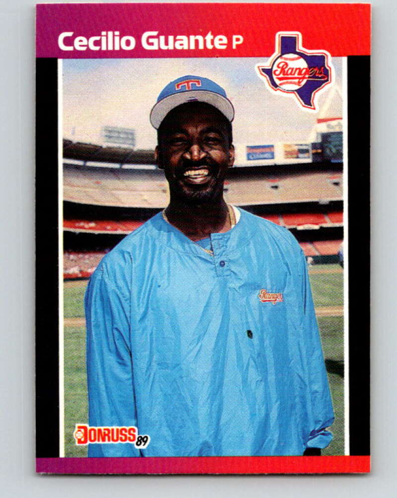 1989 Donruss #260 Cecilio Guante Mint Texas Rangers Image 1