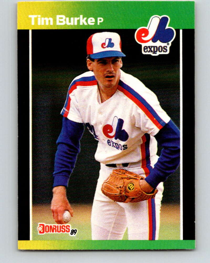 1989 Donruss #274 Tim Burke Mint Montreal Expos Image 1