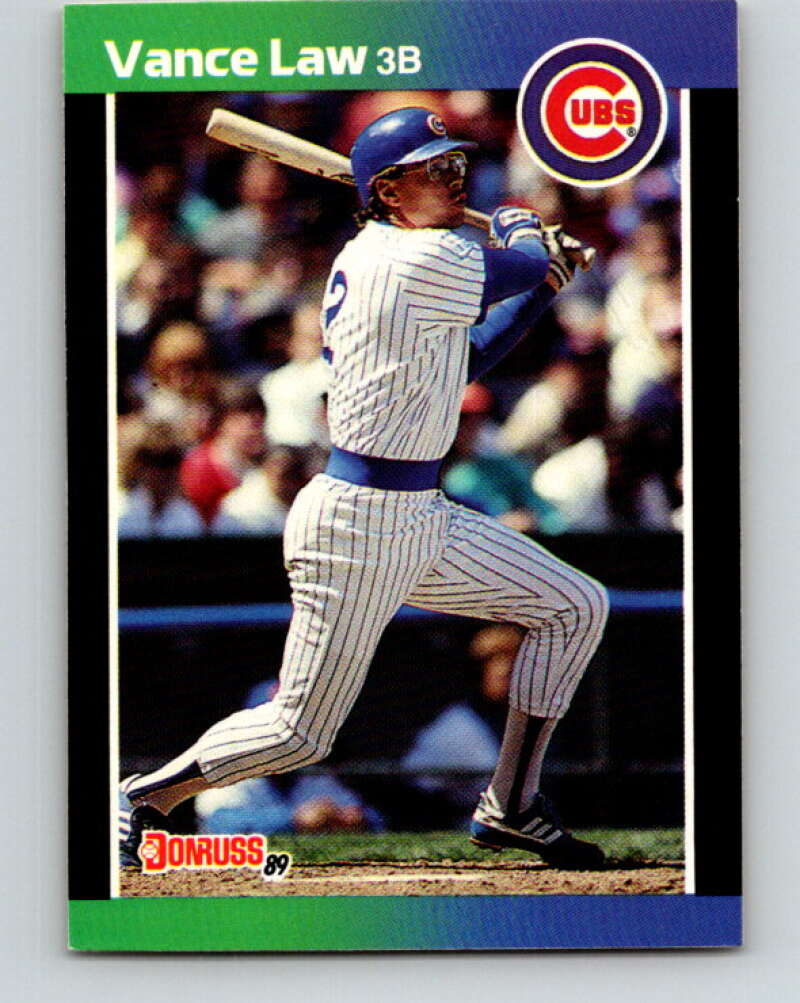 1989 Donruss #276 Vance Law Mint Chicago Cubs Image 1