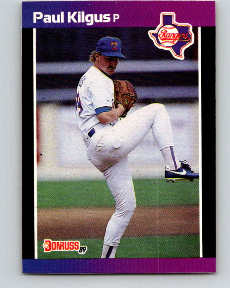 1989 Donruss #283 Paul Kilgus Mint Texas Rangers Image 1