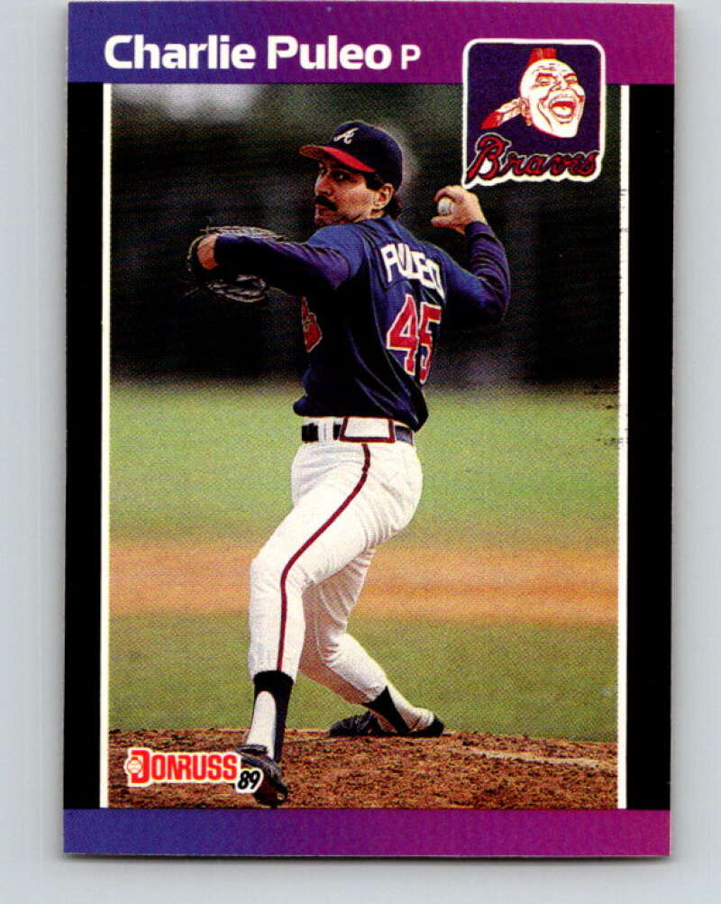 1989 Donruss #286 Charlie Puleo UER Mint Atlanta Braves Image 1