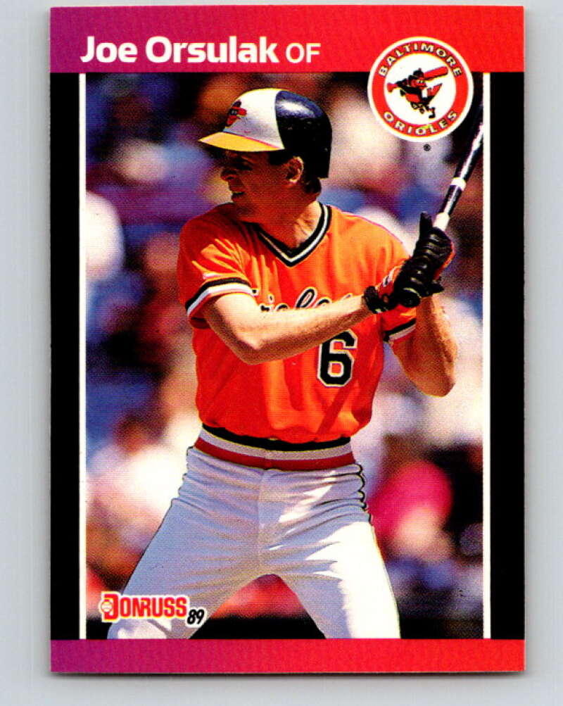 1989 Donruss #287 Joe Orsulak Mint Baltimore Orioles Image 1