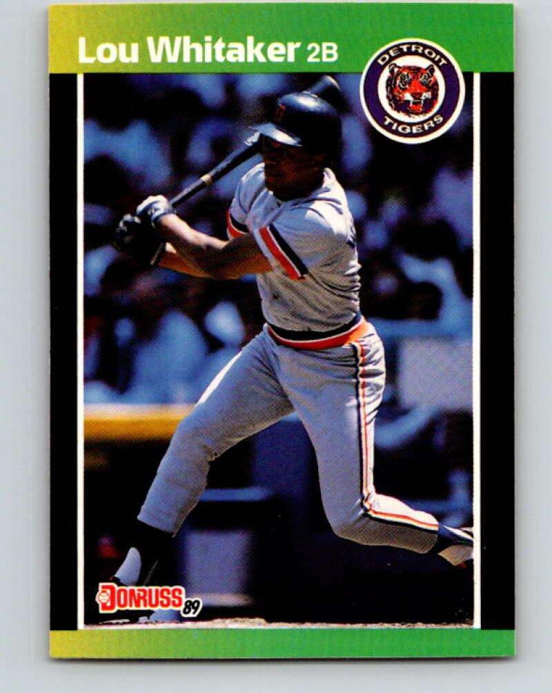 1989 Donruss #298 Lou Whitaker Mint Detroit Tigers Image 1
