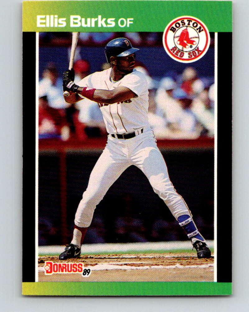 1989 Donruss #303 Ellis Burks Mint Boston Red Sox Image 1